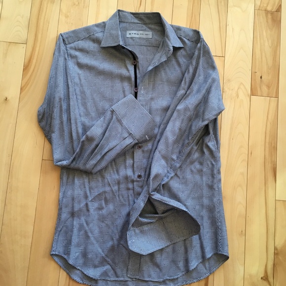 ETRO 39 Shirt with Puppytooth Pattern - Picture 2 of 2